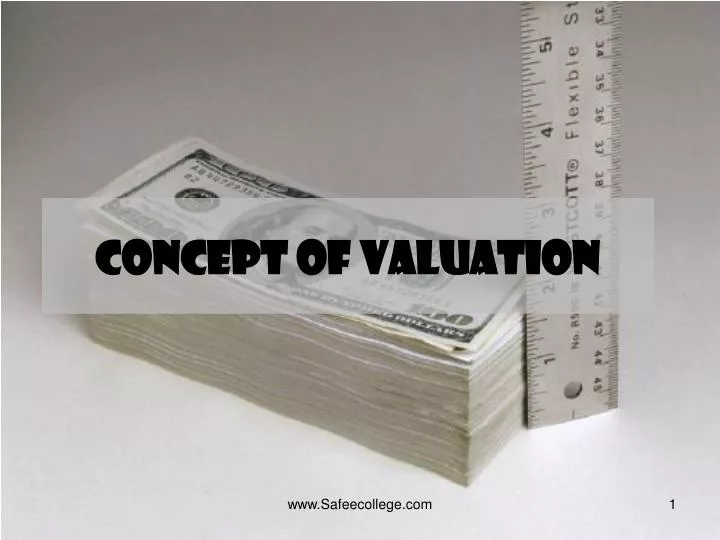 concept of valuation