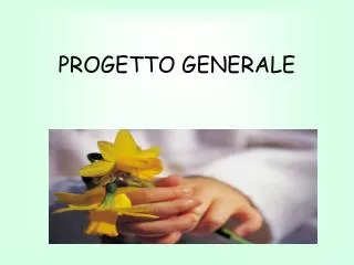 progetto generale