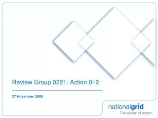 Review Group 0221- Action 012