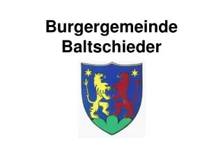 burgergemeinde baltschieder