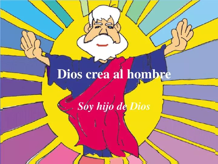 dios crea al hombre