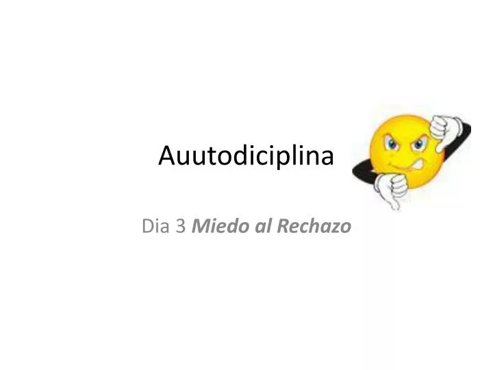 auutodiciplina