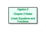 PPT - Algebra 2 Chapter 5 Notes Quadratic Functions PowerPoint ...