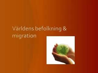 v rldens befolkning migration