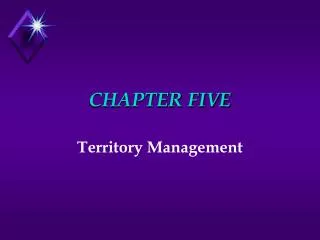 CHAPTER FIVE