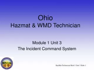 Ohio Hazmat &amp; WMD Technician