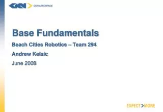 Base Fundamentals