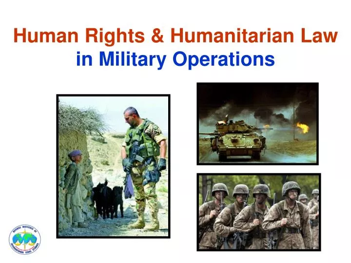 human rights humanitarian law in military operations