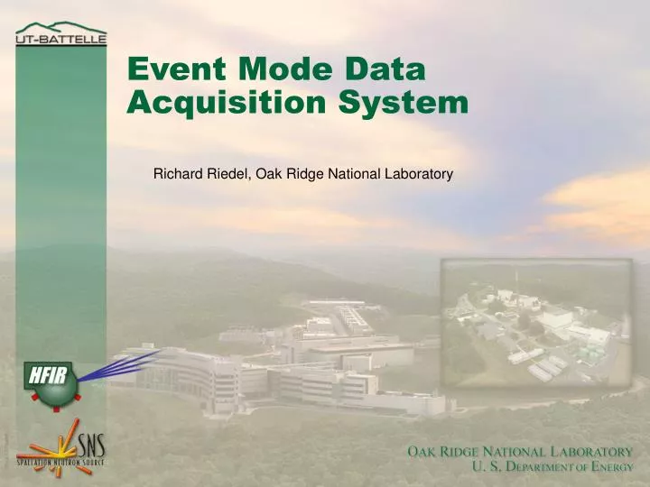 event mode data acquisition system