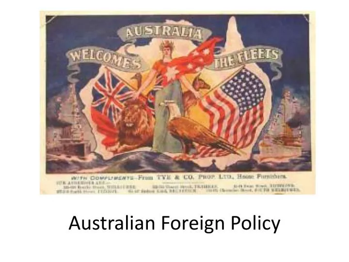 australian foreign policy