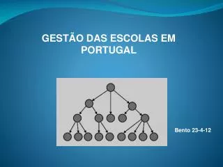gest o das escolas em portugal