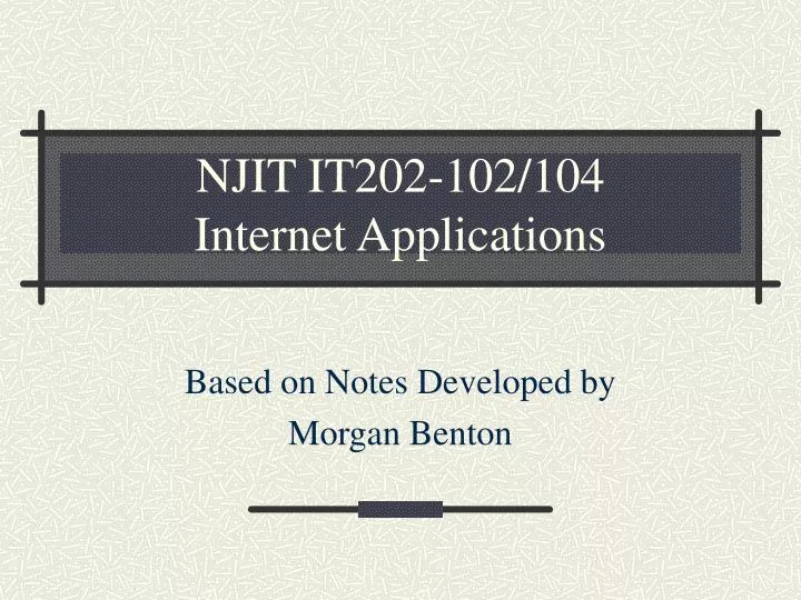 njit it202 102 104 internet applications