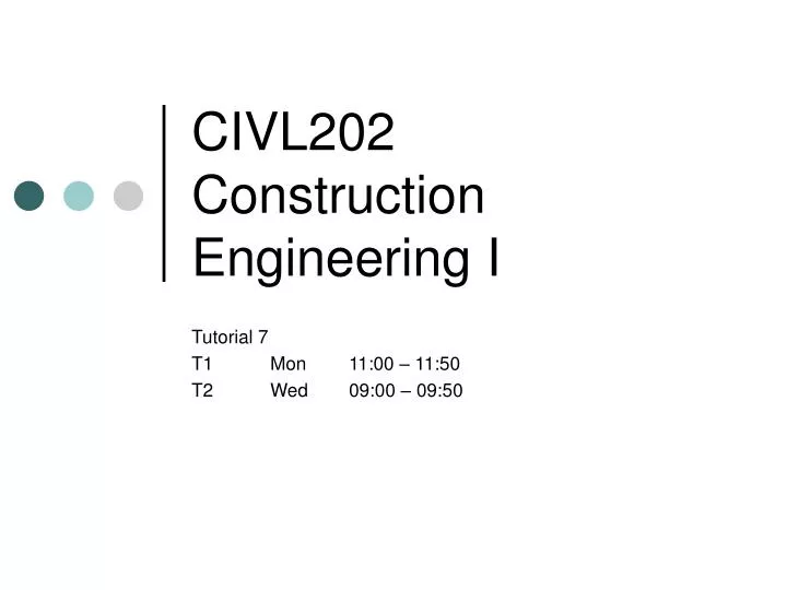 civl202 construction engineering i