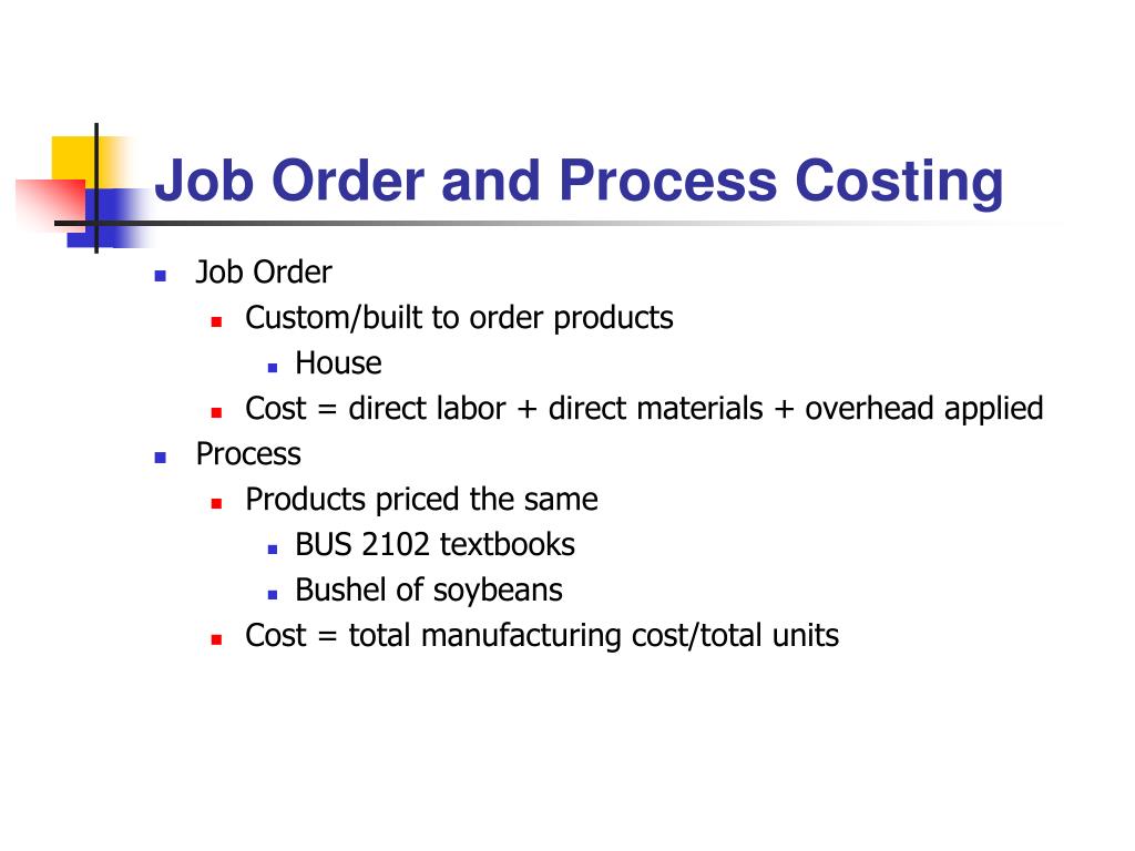 PPT - Job Order and Process Costing PowerPoint Presentation, free ...
