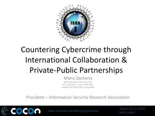 Countering Cybercrime through International Collaboration &amp; Private-Public Partnerships