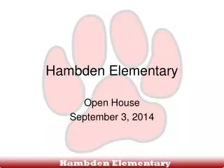 Hambden Elementary