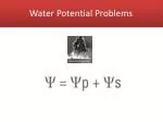Water Potential Problems - slide 1