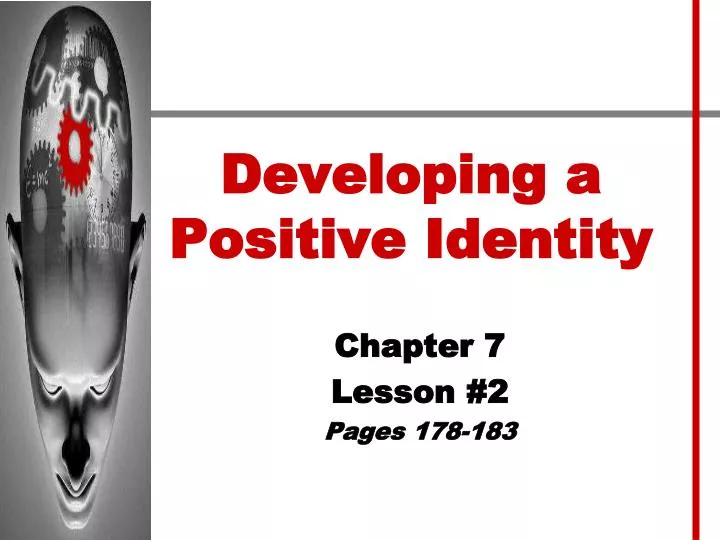 developing a positive identity