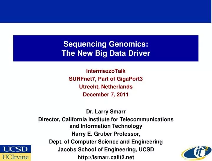 sequencing genomics the new big data driver