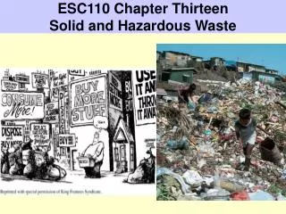 ESC110 Chapter Thirteen Solid and Hazardous Waste
