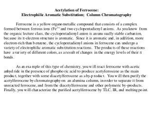 Column chromatography works on the same principle as TLC