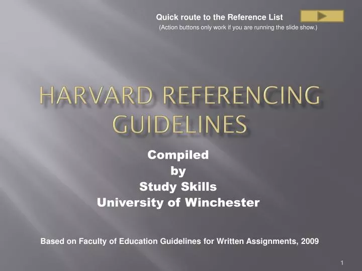 harvard referencing guidelines