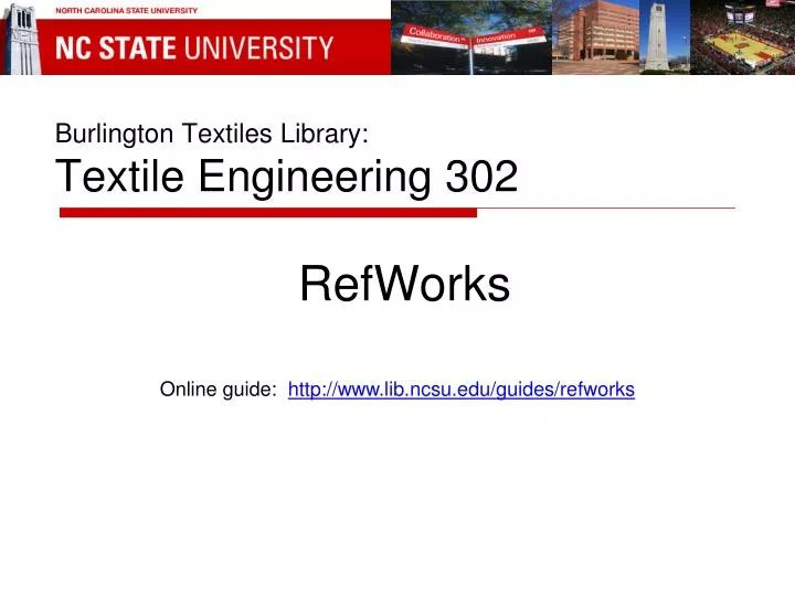 burlington textiles library textile engineering 302