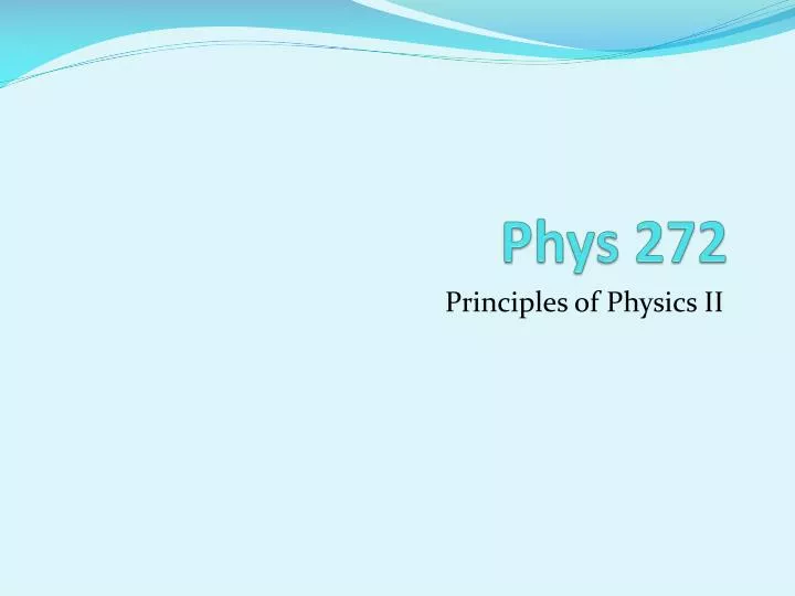 phys 272