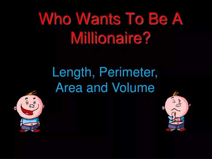 who wants to be a millionaire