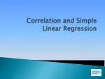 PPT - Correlation and Simple Linear Regression PowerPoint Presentation ...