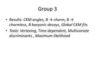 Group 3