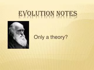 Evolution NOtes