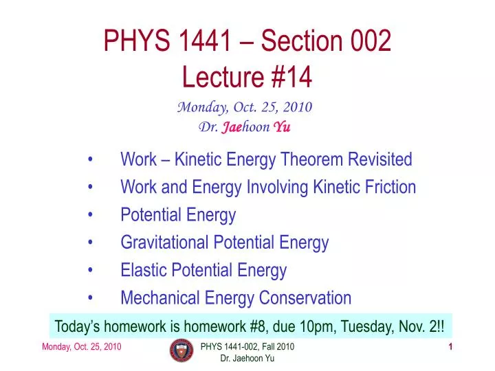 phys 1441 section 002 lecture 14