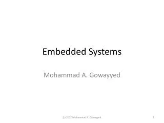 Embedded Systems