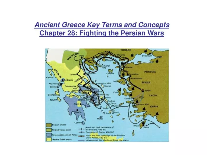 ancient greece key terms and concepts chapter 28 fighting the persian wars