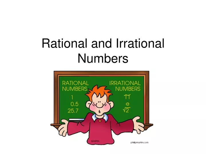 rational and irrational numbers