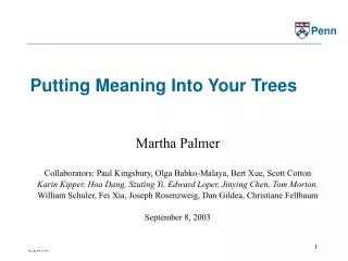 Putting Meaning Into Your Trees