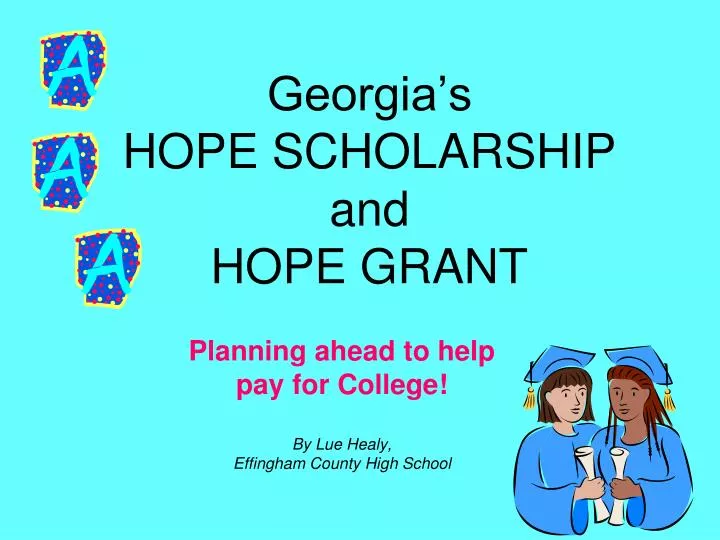 georgia s hope scholarship and hope grant