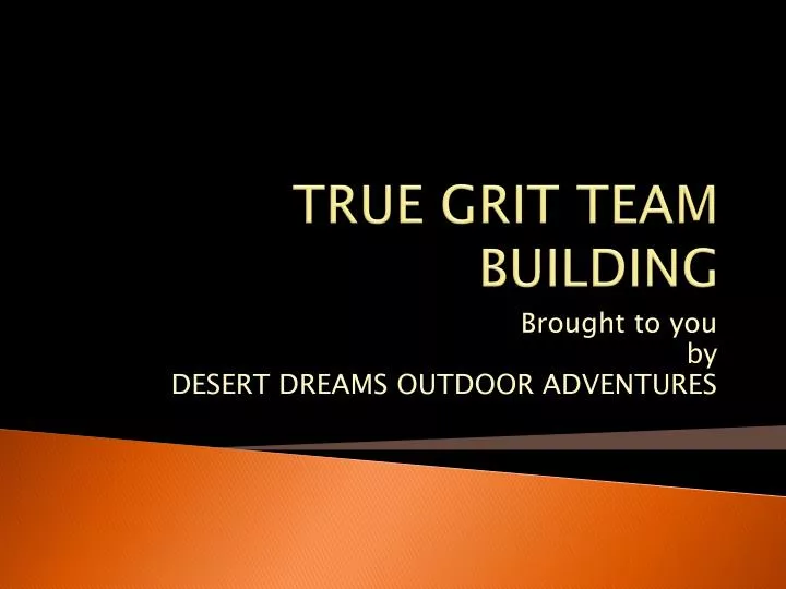 true grit team building