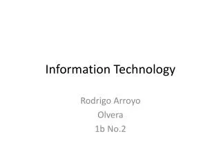 Information Technology