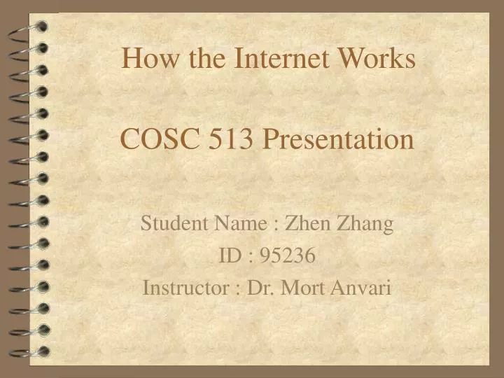 cosc 513 presentation