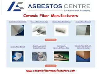 Ceramic Fiber Manufacturers