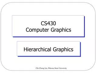 CS430 Computer Graphics