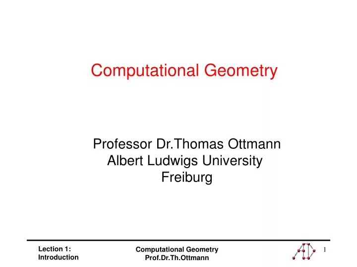 computational geometry