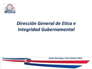 direcci n general de etica e integridad gubernamental