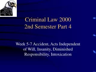 Criminal Law 2000 2nd Semester Part 4