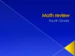 Fourth Grade Math Review: Comprehensive Solutions for Practice - slide 1