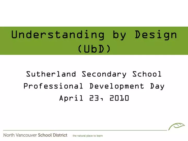 sutherland secondary school professional development day april 23 2010