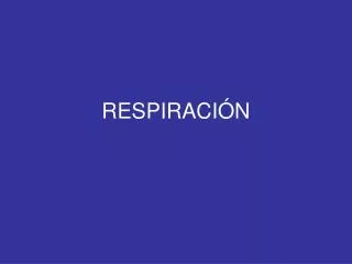 respiraci n