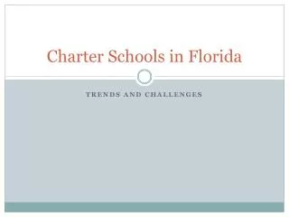Charter Schools in Florida